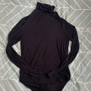 Universal Standard Black Turtleneck Bodysuit